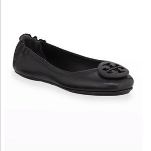 TORY BURCH MINI TRAVEL BALLET WITH LOGO